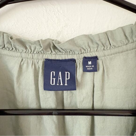 GAP Puff Sleeve Lace Mini Dress Sz M - Picture 5 of 6